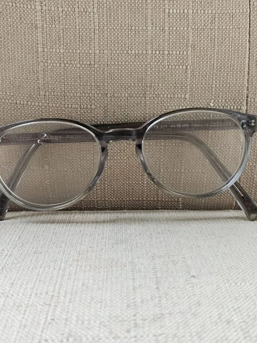 Warby Parker Eyeglasses Frame Gray Tone Eyewear WATTS 311 Unisex Glasses Frame